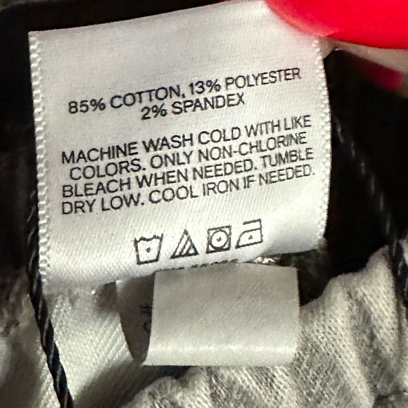 Express Super High Waisted Gray Denim Drawstring Joggers - Picture 7 of 8